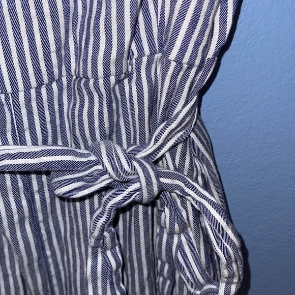 Tahari Striped Nautical Wide Leg Cropped Jumper - size 10. GG - Picture 4 of 9